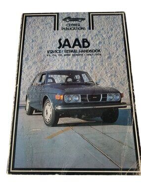 Book Saab 1967 - 1976 Service Repair Handbook Clymer